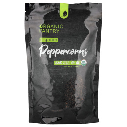 The Spice Lab, Organic Pantry, органический перец горошком, цельный, 453 г (16 унций)