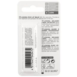 Logona Naturkosmetik, Насыщенный бальзам для губ с био-календулой, 0,15 унции (4,5 г)