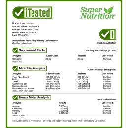 Super Nutrition, масло орегано, 59 мл (2 жидк. унции)