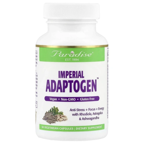 Paradise Herbs, Imperial Adaptogen, 60 капсул в растительной оболочке