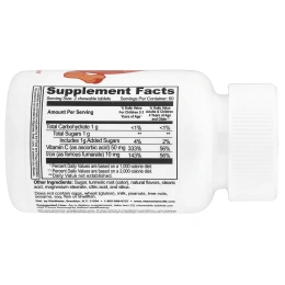VitaWorks, железо с витамином C для детей, со вкусом апельсина, 120 жевательных таблеток