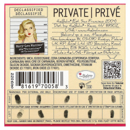 theBalm Cosmetics, Mary-Lou Manizer, хайлайтер и тени, 9,06 г