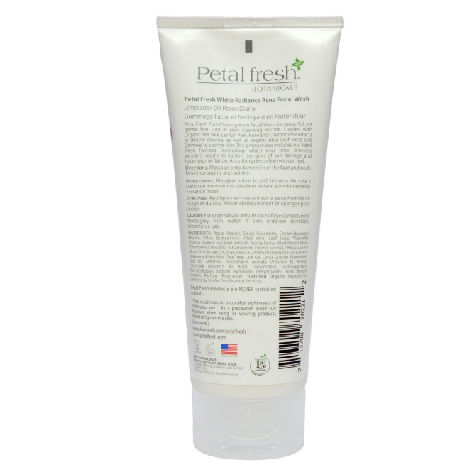 Petal Fresh, Botanicals, Acne Facial Wash, Pore Clearing, Chamomile + Oatmeal, 7 fl oz (200 ml)