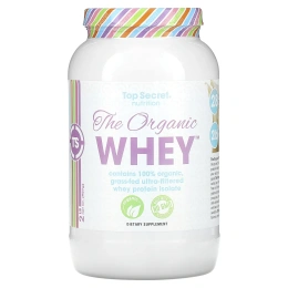 Top Secret Nutrition, The Organic Whey, ванильный молочный коктейль, 907 г (2 фунта)
