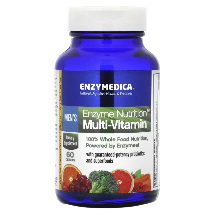 Enzymedica, Белковое питание, мультивитамины для мужчин, 60 капсул