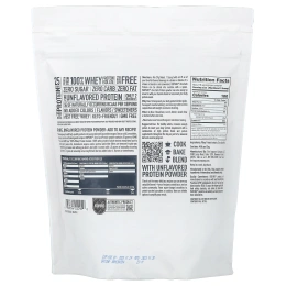 Nature's Best, IsoPure, IsoPure, изолят сывороточного протеина, протеиновый порошок, без ароматизаторов, 1 фунт (454 г)