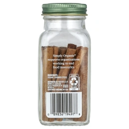 Simply Organic, палочки корицы, 32 г (1,13 унции)