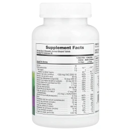 Nature's Plus, Детская Жевательная Мультивитаминная и Минеральная Добавка, Натуральный Виноградный Вкус 180 штук