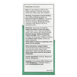 MediNatura, BHI, средство от аллергии, 100 таблеток