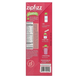 Zipfizz, Энергетическая смесь для здорового спорта с витамином B12, розовый грейпфрут, 20 тюбиков по 11 г (0,39 унции)