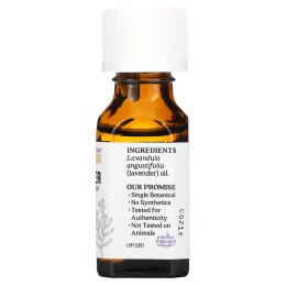 Aura Cacia, 100% Чистое эфирное масло, лаванда, 15 мл