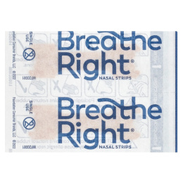 Breathe Right, Полоски для носа, маленькие / средние, 30 желто-коричневых полосок