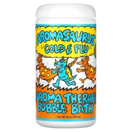 Abra Therapeutics, Aromasaurus Cold & Flu, пена для ванны, 16 унц. (453 г)