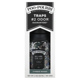 Poo-Pourri, Спрей для туалета Before-You-Go, кипарисовая древесина, 59 мл (2 унции)