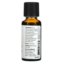 Now Foods, Эфирные масла, сидр со специями, 1 жидкая унция (30 мл)