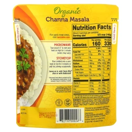 Tasty Bite, Органическая чанна масала, мягкая, 285 г (10 унций)