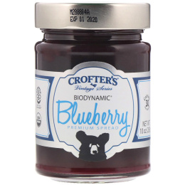 Crofter's Organic, Биодинамика, Премиум Спред, Голубика, 10 унций (283 г)