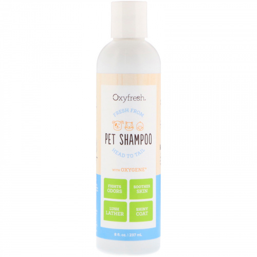 Oxyfresh, Pet Shampoo, Bath Time Just Got Better or Fresh From Head to Tail, 8 fl oz (237 ml)