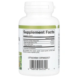 Natural Factors, Гингко билоба, 60 капсул