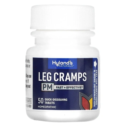 Hyland's Naturals, Ночные судороги в ногах, 50 быстрорастворимых таблеток