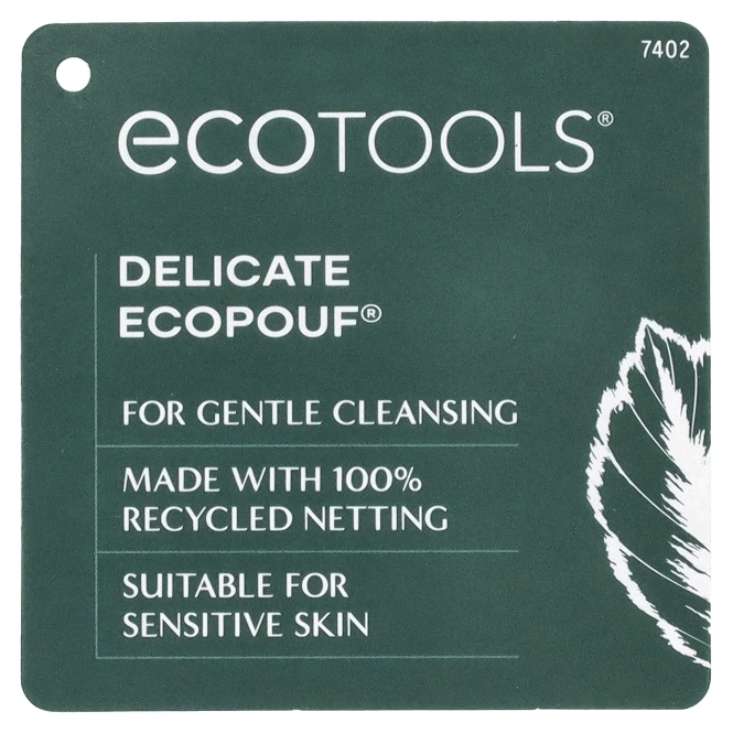 EcoTools, Delicate EcoPouf, 1 губка для ванной