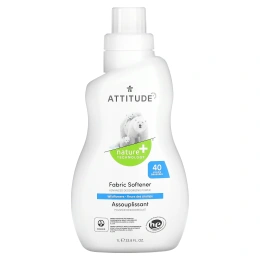 ATTITUDE, Смягчитель для ткани, с ароматом полевых цветов, 40 загрузок, 33,8 жидких унций (1 л)