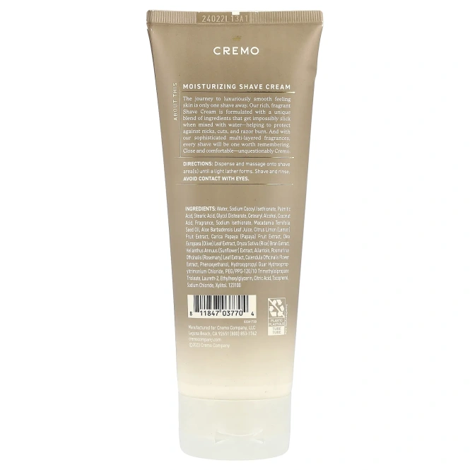 Cremo, Крем для бритья, цветение миндаля, 177 мл (6 жидк. Унций)