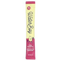 Waterboy, Daily Hydration, смесь для приготовления электролитического напитка, со вкусом клубничного лимонада, 12 стиков в упаковке, по 3,1 г (0,11 унции)