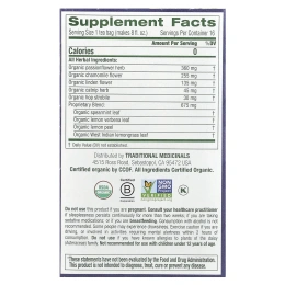 Traditional Medicinals, Organic Nighty Night, ромашка и пассифлора, без кофеина, 16 чайных пакетиков в упаковке, 24 г (0,85 унции)