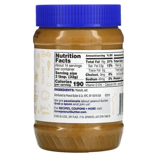 Peanut Butter & Co., Мягкое, сливочное арахисое масло по старому рецепту, 16 унц. (454 г)