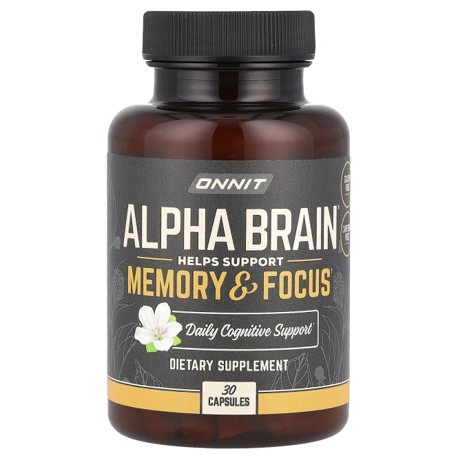 Onnit, Alpha Brain®, 30 капсул