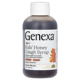 Genexa, Kid's Honey, сироп от кашля, для детей от 1 года, органический мед, 118 мл (4 жидк. унц.)