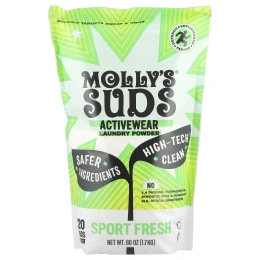 Molly's Suds, Порошок для стирки для активного отдыха, 120 порций, 60 унций