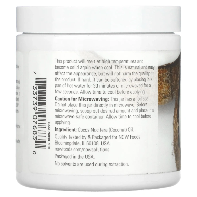NOW solutions Coconut Oil natural 7 жидк. унц. (207 мл)