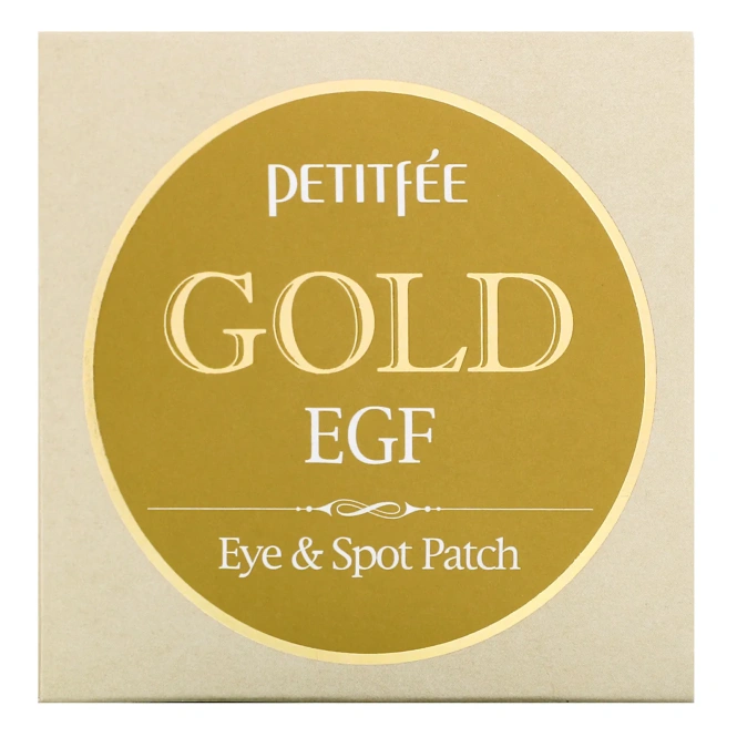 Petitfee Gold EGF патчи для глаз и от прыщей, 60 патчей для глаз и 30 патчей от прыщей