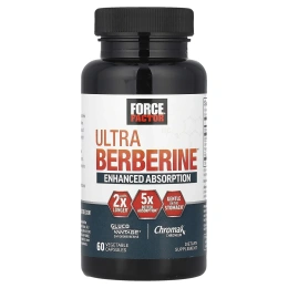 Force Factor, Ultra Berberine ™, 60 растительных капсул