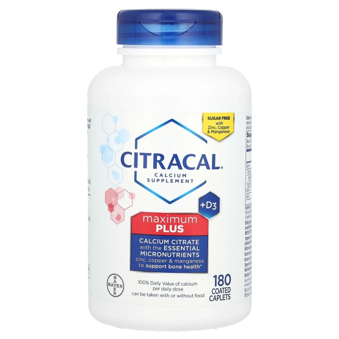 Citracal, Максимум, +D3, 180 капсуловидных таблеток в оболочке