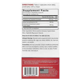 Force Factor, ультраберберин, добавка для глюкозы и здорового метаболизма, 500 мг, 60 растительных капсул (250 мг в 1 капсуле)