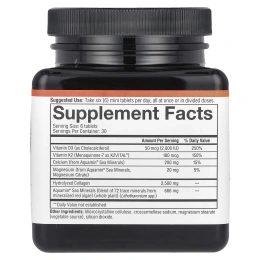 Youtheory, Bone, коллаген + D3 и K2, 180 мини-таблеток