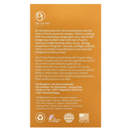 Dr. Jacobs Naturals, Отшелушивающее кастильское мыло с люфой, цитрусовый коктейль, 142 г (5 унций)