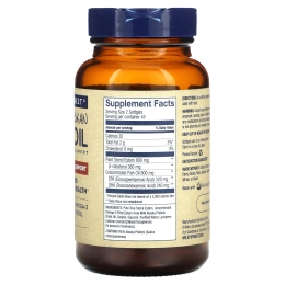 Wiley's Finest, Аляскинский рыбий жир, поддержка уровня холестерина, 90 капсул в мягкой оболочке