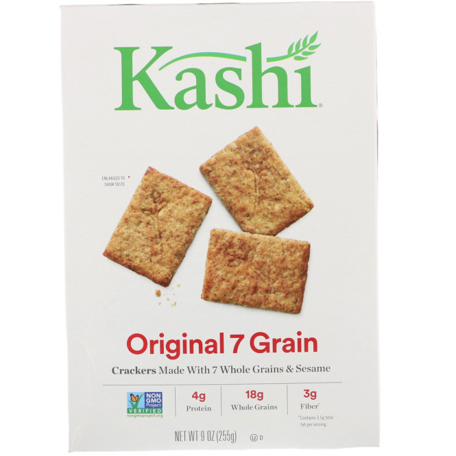 Kashi, Original 7 Grain Crackers, 9 oz (255 g)