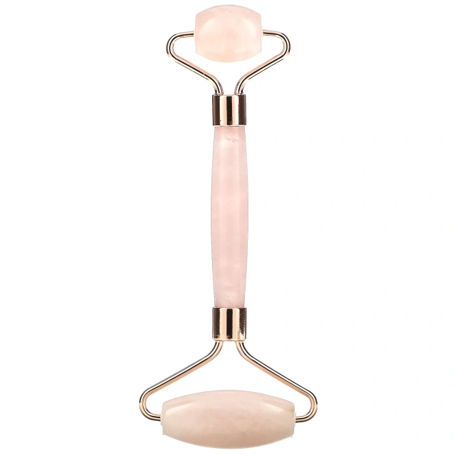 Grace & Stella, роликовый массажер для лица из розового кварца, 1 шт.