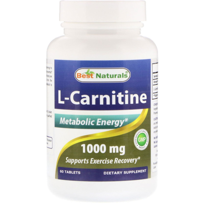Best Naturals, L-Carnitine, 1000 mg, 60 Tablets