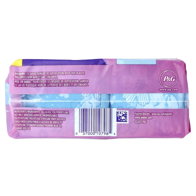 Always, Тонкие ежедневные прокладки, без запаха, 120 прокладок