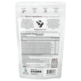 Micro Ingredients, Mega Mushrooms, 10 в 1, 240 капсул