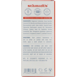 Schmidt's, Состав, подходящий чувствительной коже, герань, 3,25 унц. (92 г)