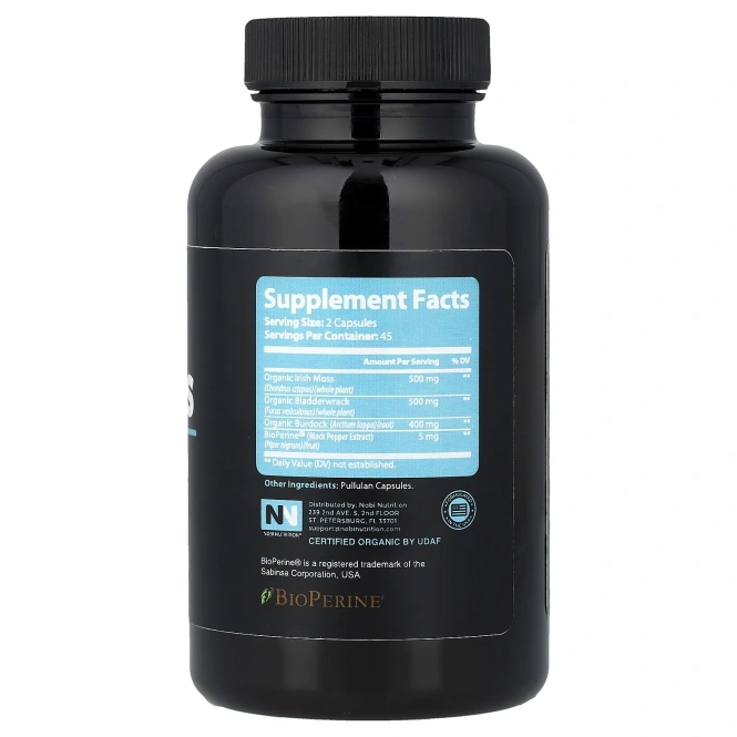 Nobi Nutrition, морской мох, 90 капсул