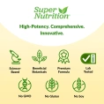 Super Nutrition, L-глютамин, 750 мг, 120 растительных капсул