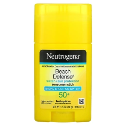 Neutrogena, Пляжная защита, солнцезащитное средство, SPF 50+, 1,5 унц. (42 г)